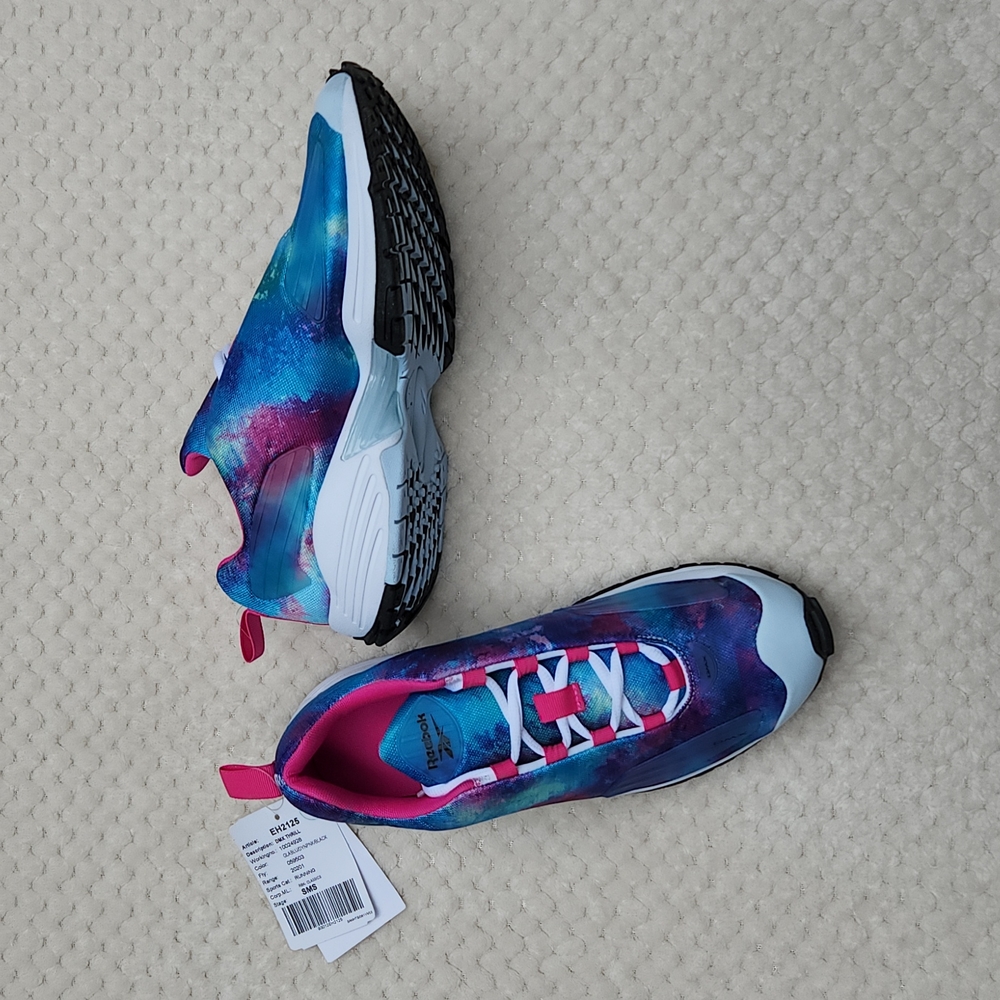 **HP**Nwt Reebok DMX Thrill Tie Dye Running Sneakers